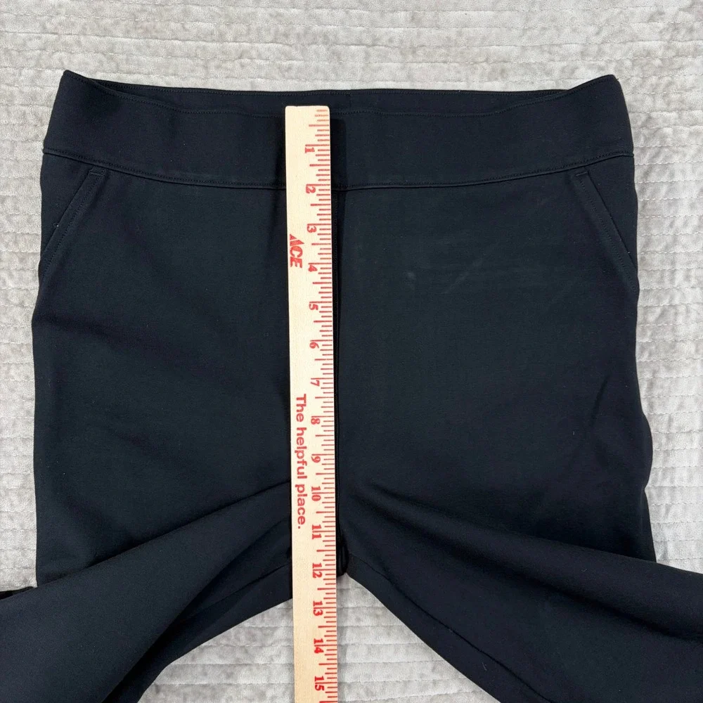 SPANX Black‎ Flare Ponte Knit Pants Comfort Fit Business Casual Size 14 - Picture 4 of 10